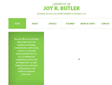 Tablet Screenshot of joybutler.com